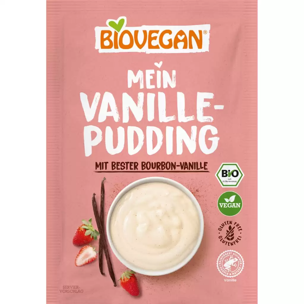 Budinca - Pudra budinca vanilie fara gluten, eco 36g