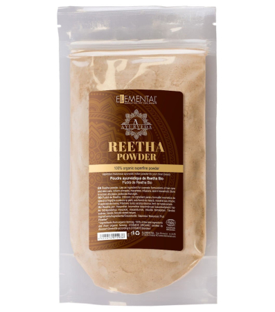  Henna, Ayurvedice - Pudră de Reetha Bio (Ambalaj: 25 kg)