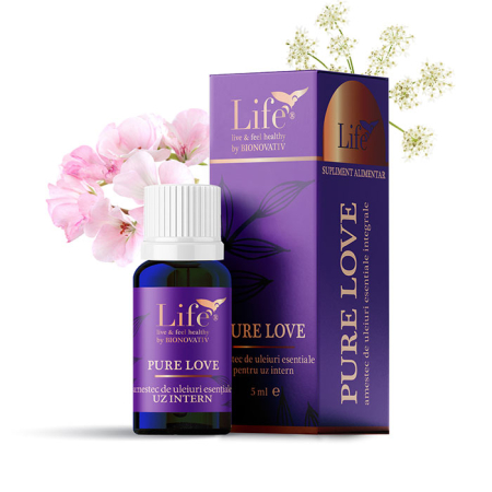 Suplimente - PURE LOVE - combinație de uleuri esențiale - 5 ml