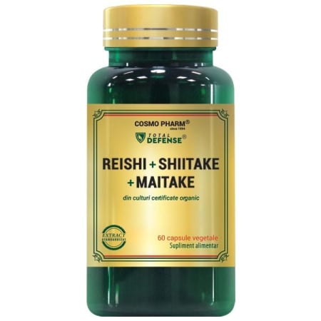 Extracte - REISHI + SHIITAKE + MAITAKE 60 capsule