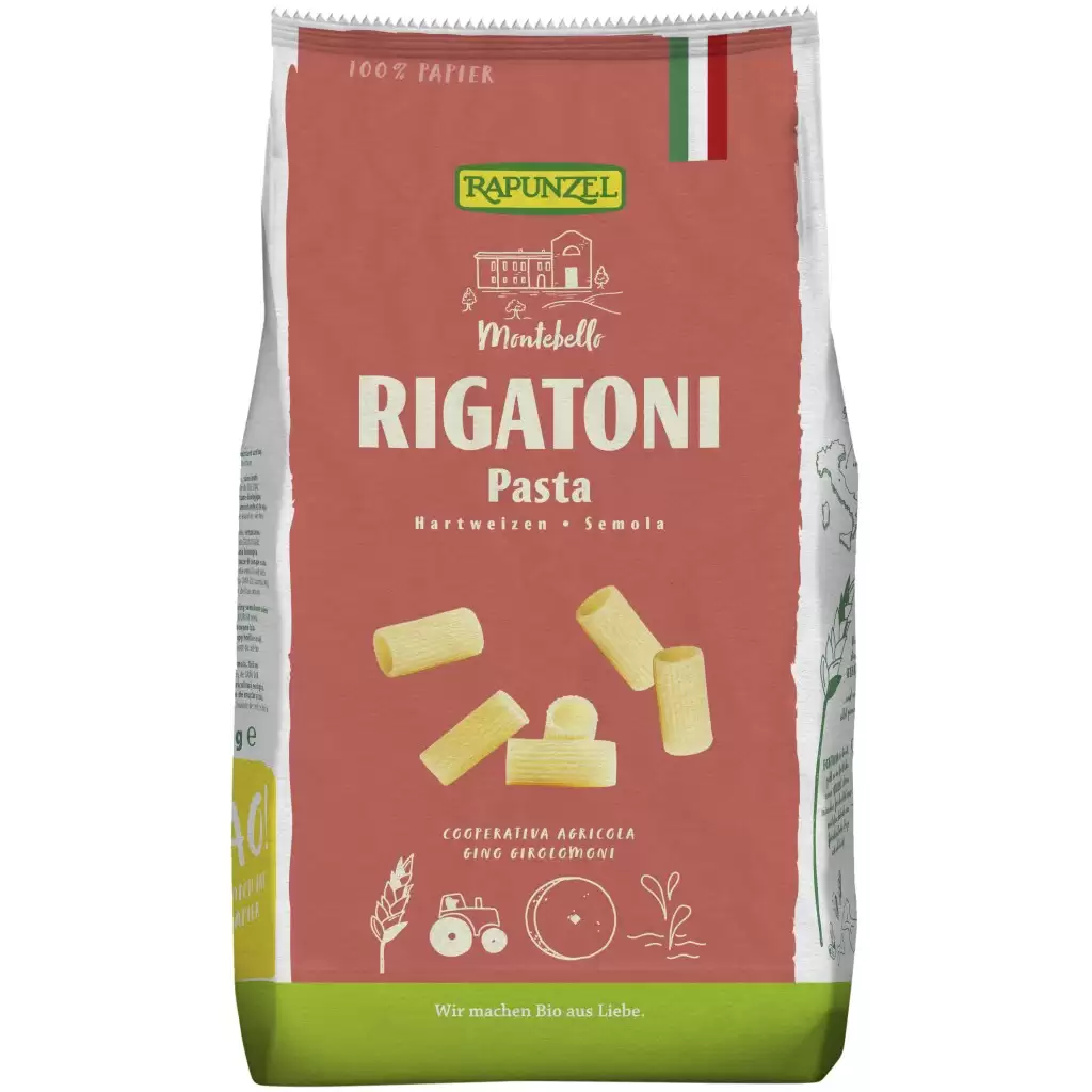 Paste fainoase - Rigatoni semola, eco 500g