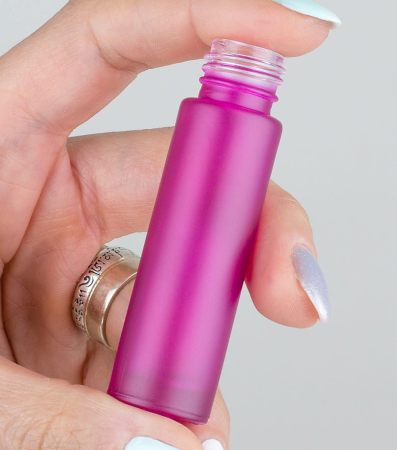 Materiale  - Roll-on 10 ml - Sticlă Roz mată