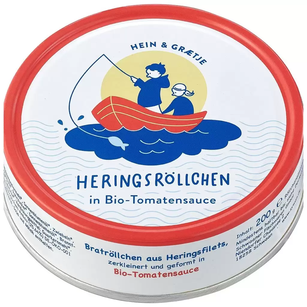 Conserve peste - Rondele de hering in sos eco de rosii 200g