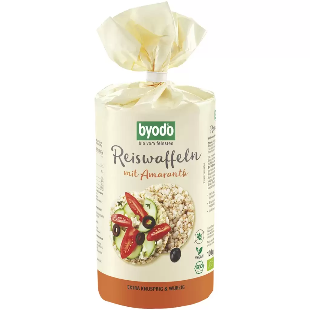 Cereale - Rondele din orez si amarant fara gluten, eco 100g