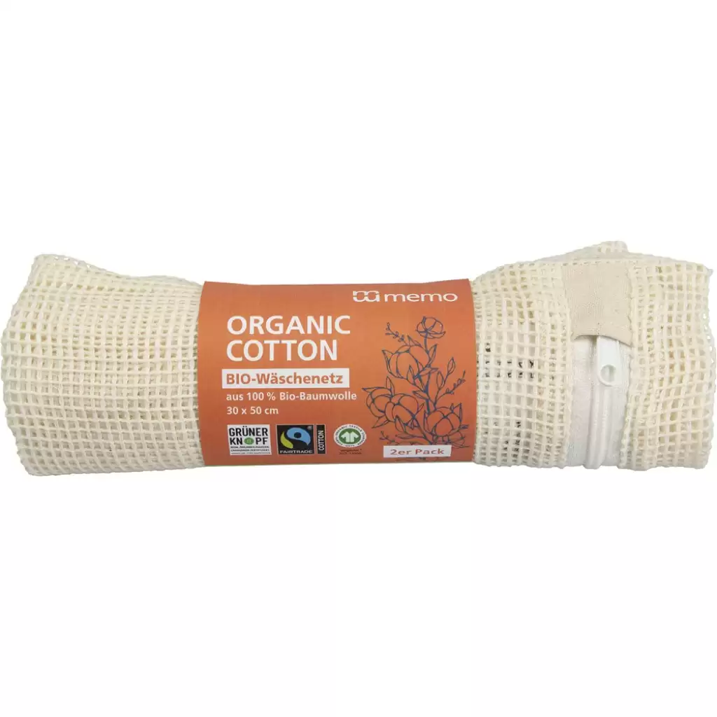 Accesorii curatenie - Saci din bumbac organic pentru spalat rufe 30x50 cm 2buc