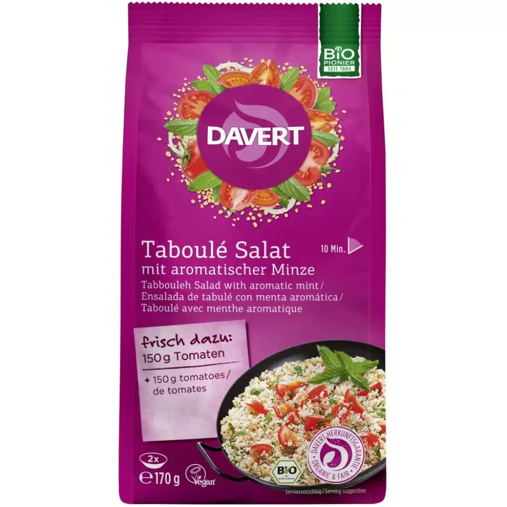 Preparate si mixuri - Salata taboule cu menta, eco 170g