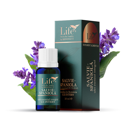 Uleiuri Esentiale - SALVIE SPANIOLĂ - ulei esențial integral - 10 ml