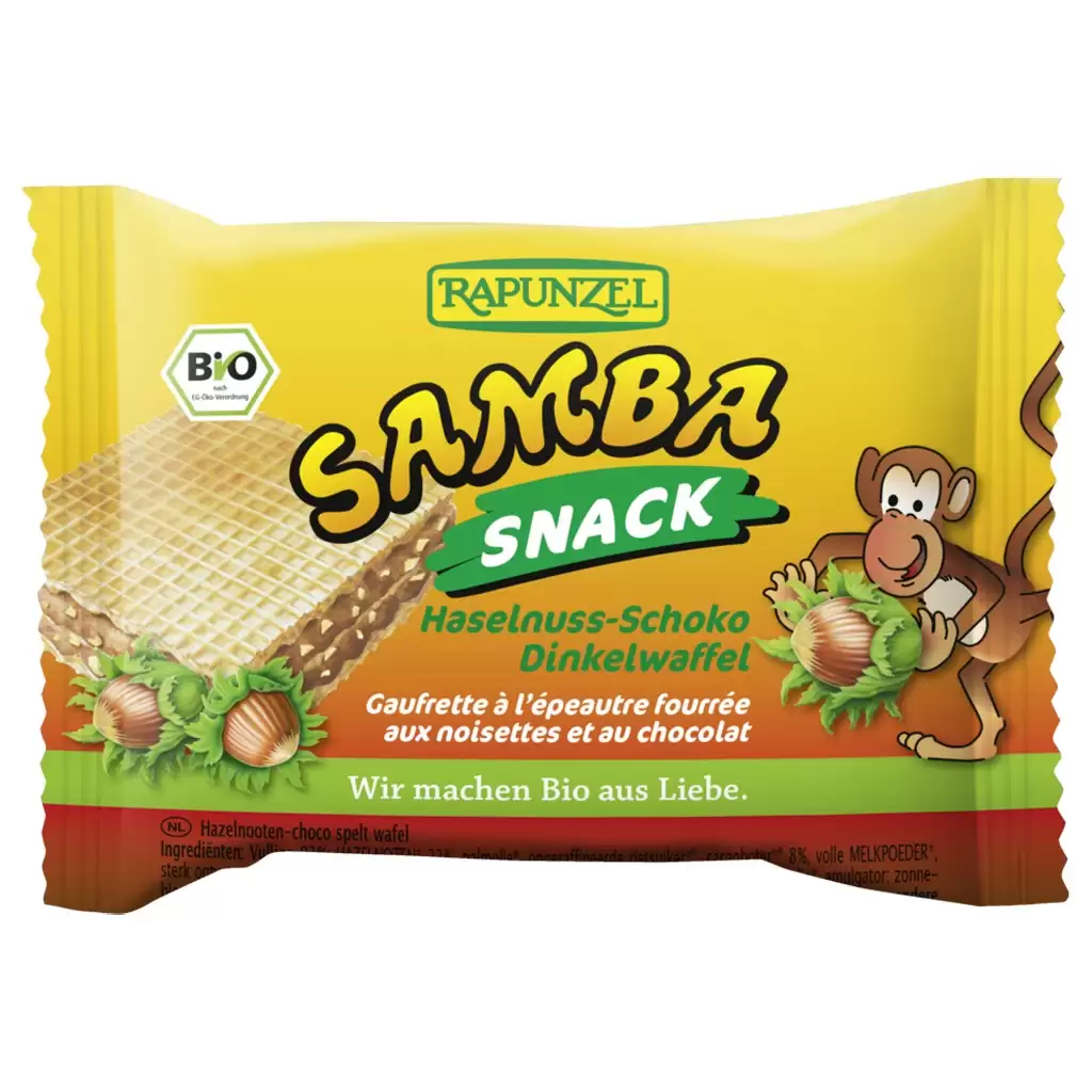 Biscuiti si napolitane - Samba snack napolitane, eco 25g
