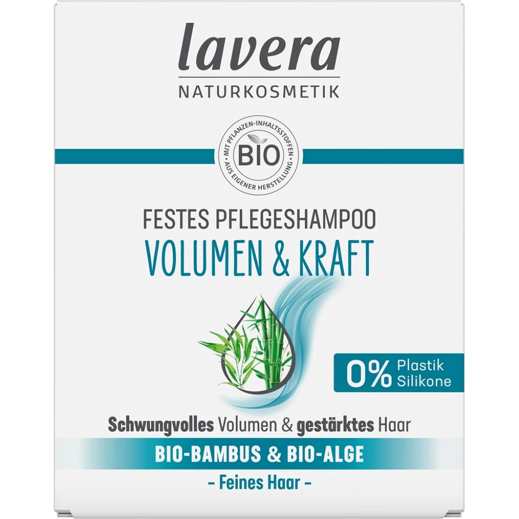 Sampon - Sampon solid pentru volum si par puternic cu bambus bio si alge bio 50g
