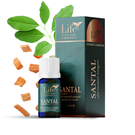 Uleiuri Esentiale - SANTAL - ulei esențial integral - 5 ml