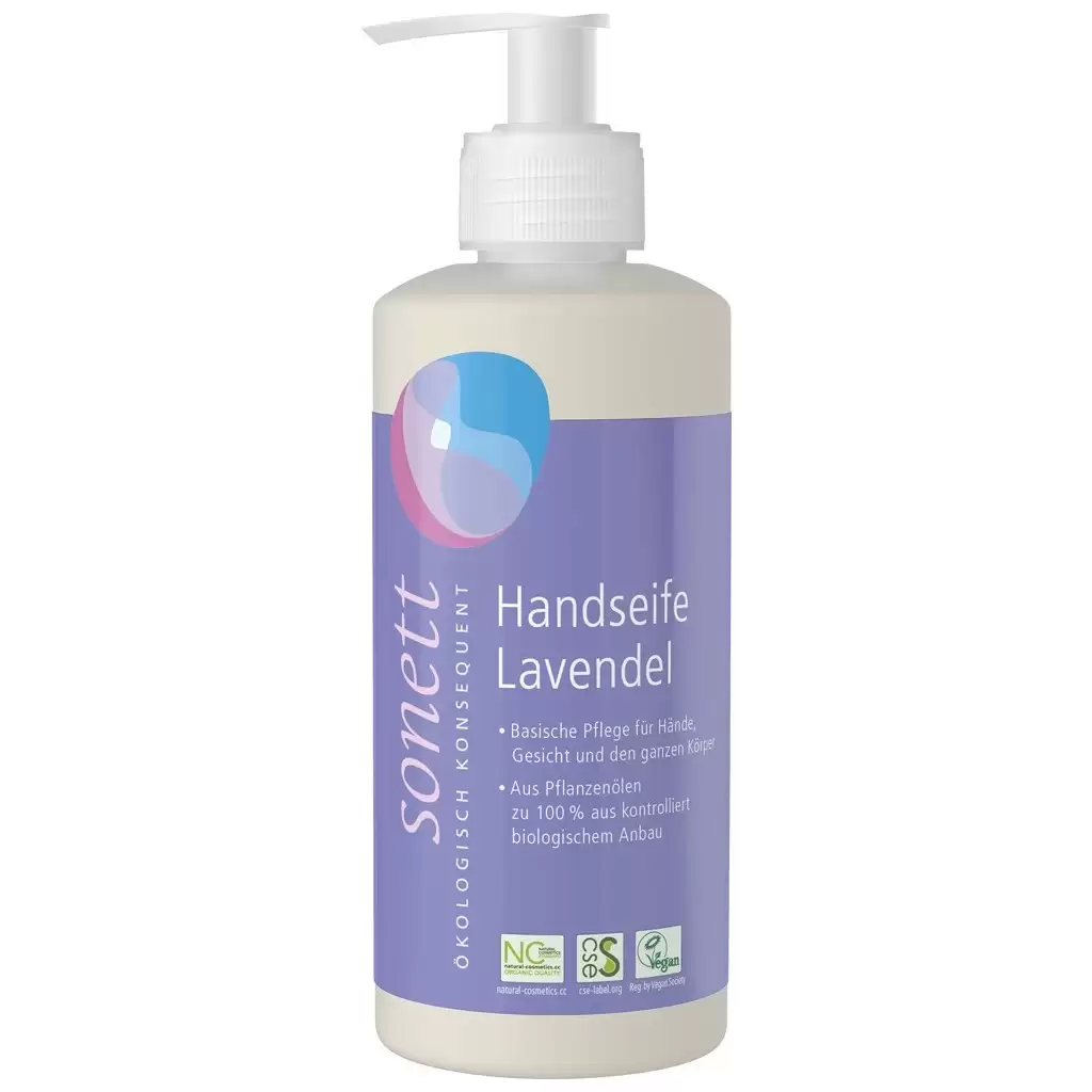 Sapun - Sapun lichid cu lavanda bio pentru maini si corp 300ml
