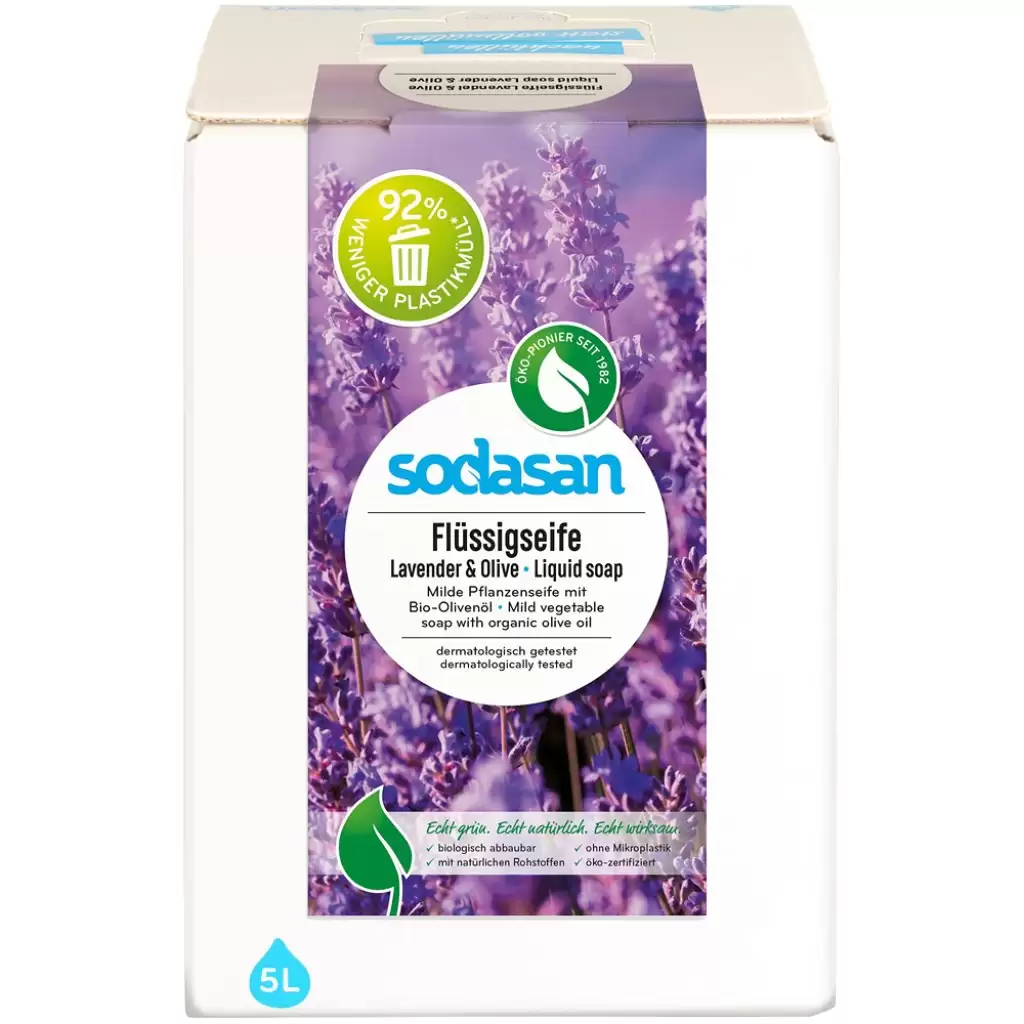 Cosmetice - Sapun lichid cu lavanda bio si masline bio bag-in-box 5L