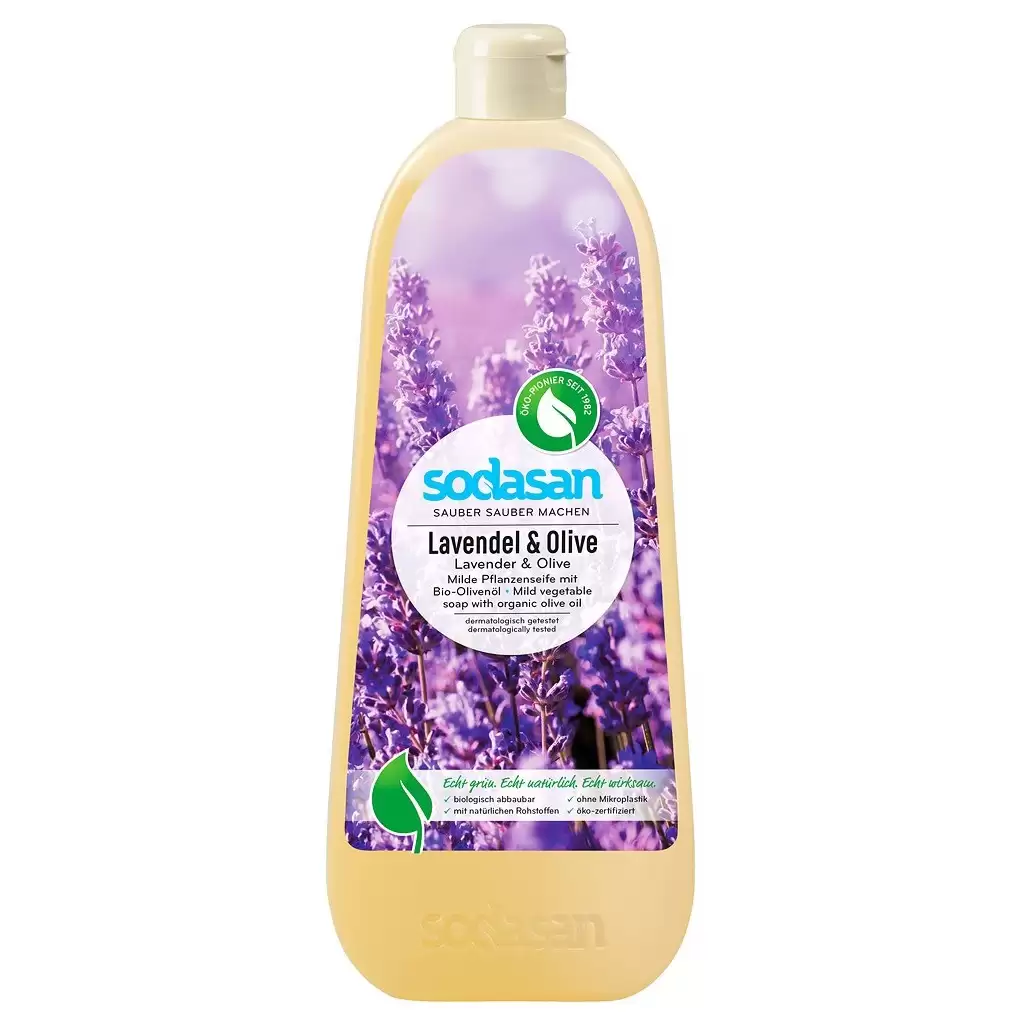 Sapun - Sapun lichid cu lavanda bio si masline bio rezerva 1L