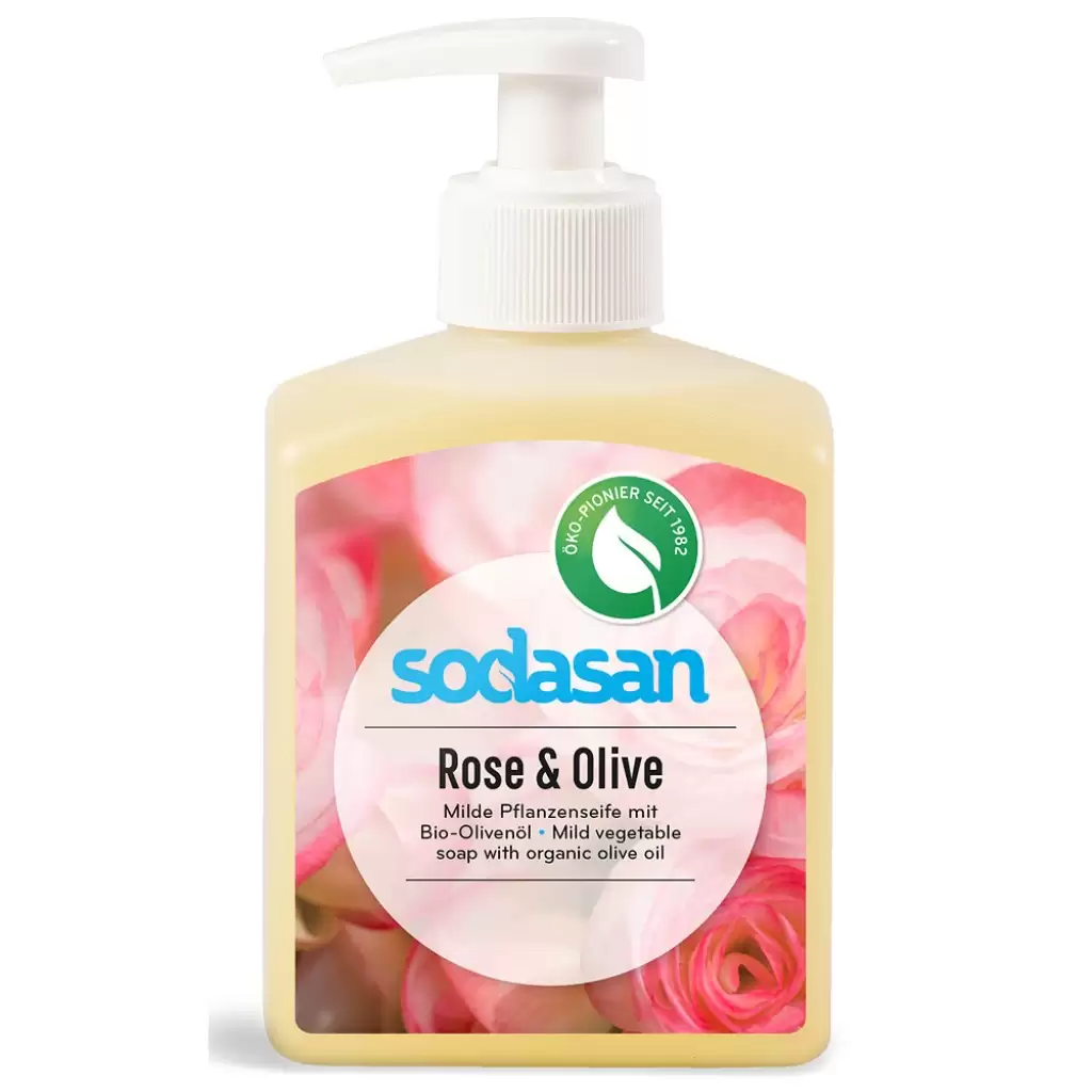 Sapun - Sapun lichid cu trandafir si masline bio 300ml