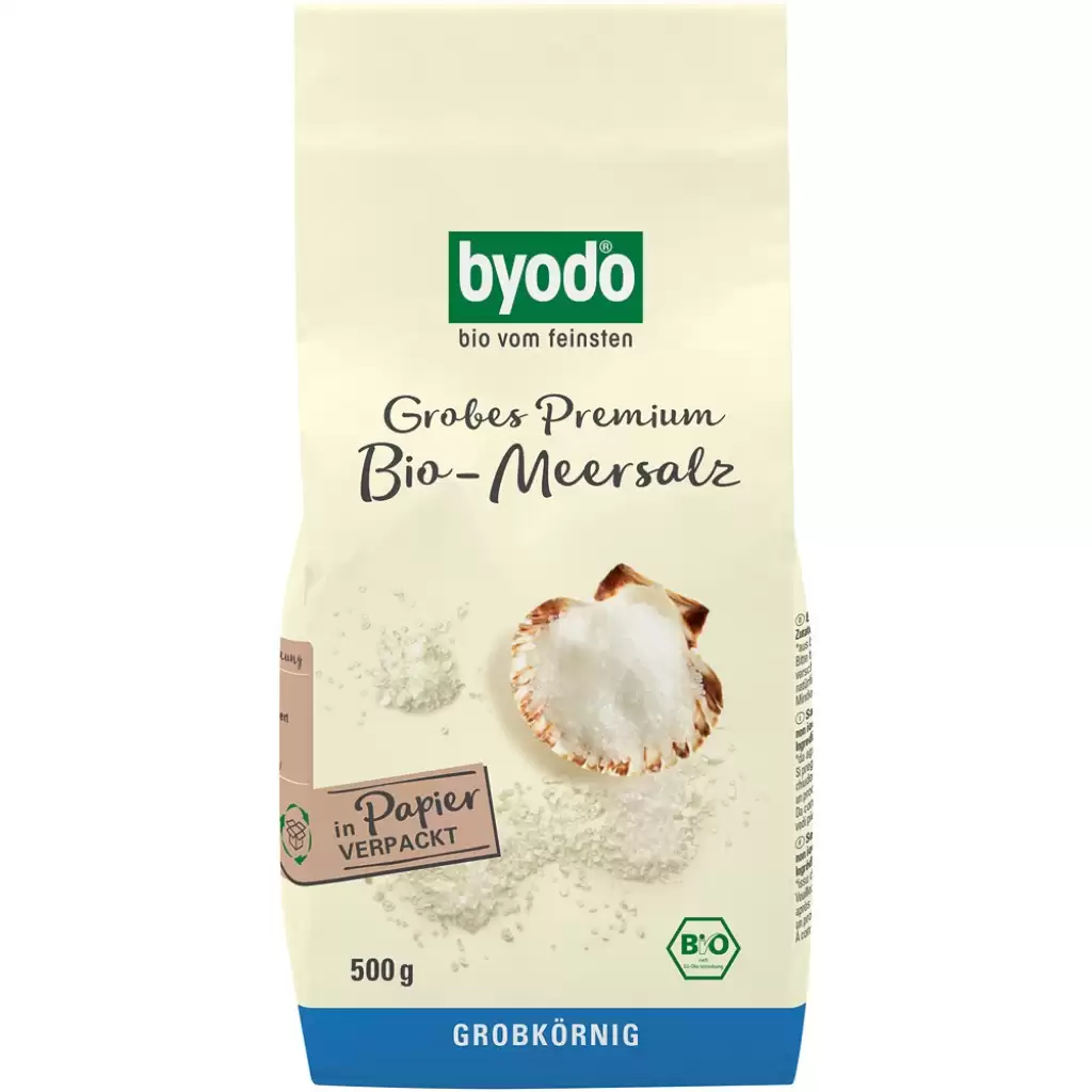 Sare - Sare de mare neiodata grunjoasa, eco 500g