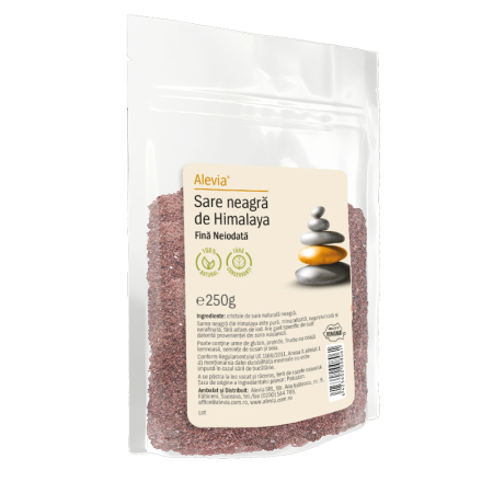 Suplimente - Sare neagră de Himalaya Fină neiodată 250g