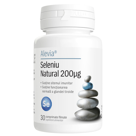 Suplimente - Seleniu Natural 200µg 30 comprimate filmate