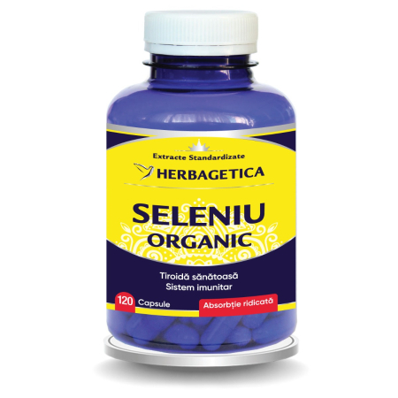 Minerale - Seleniu Organic 120 capsule