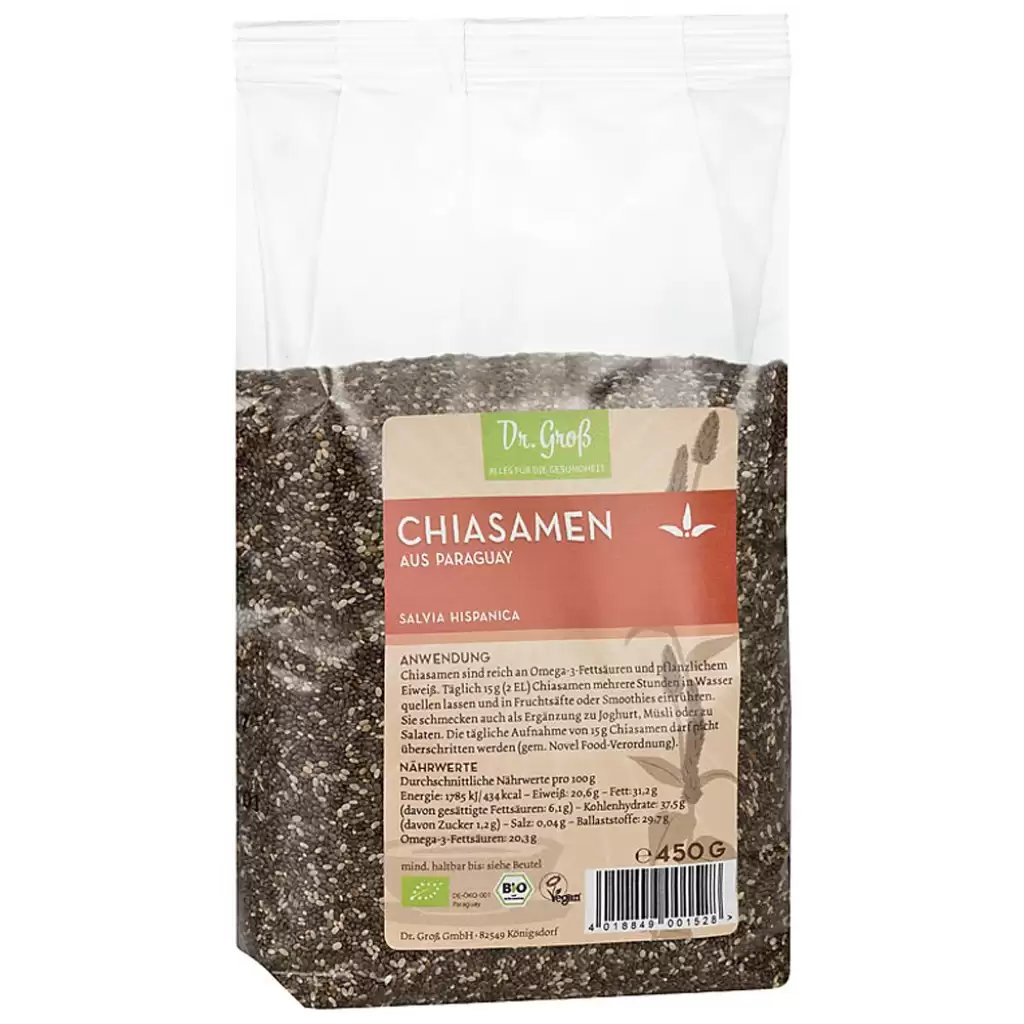 Seminte, Nuci - Seminte de chia, eco 450g