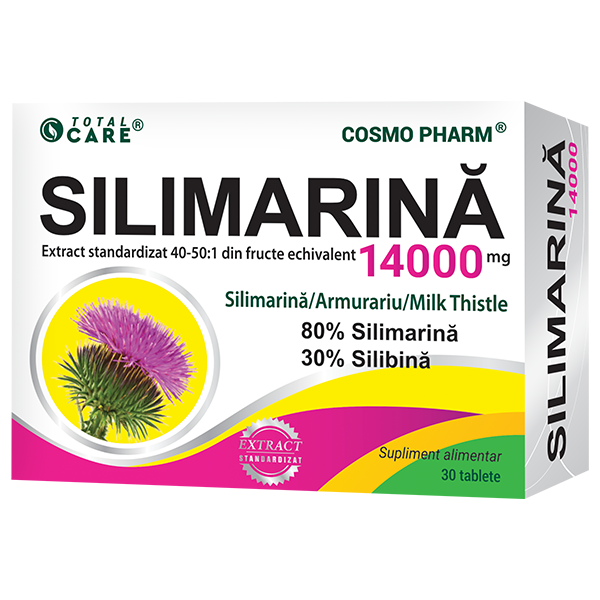 Extracte - SILIMARINA 14000 mg MILK THISTLE, Protector Hepatic