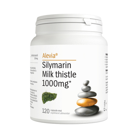 Suplimente - Silymarin Milk thistle 1000mg 120 capsule moi