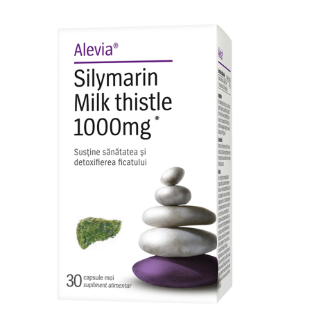 Suplimente - Silymarin Milk thistle 1000mg 30 capsule moi