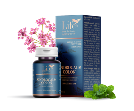 Capsule cu uleiuri esentiale - SINDROCALM COLON - 15 capsule