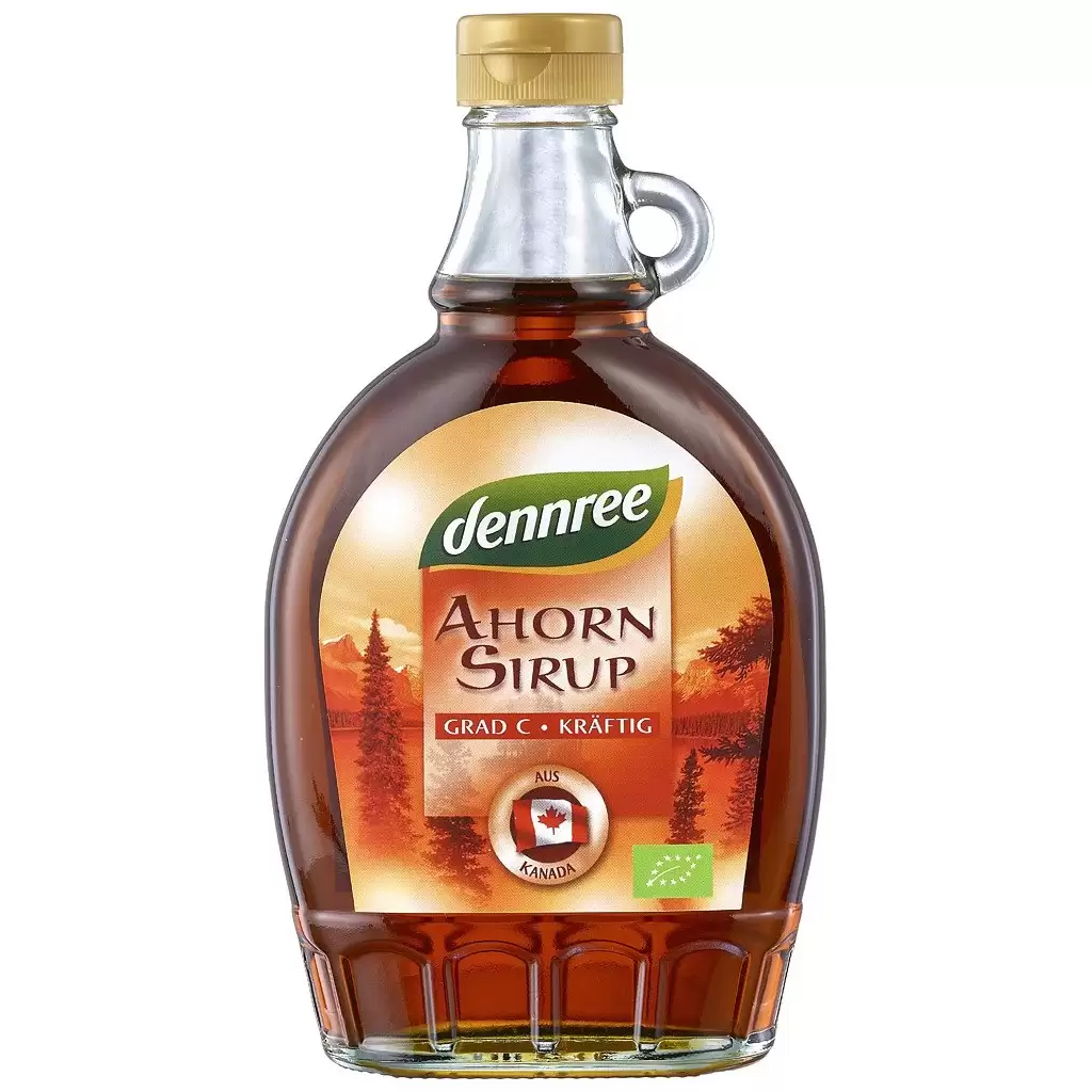 Zahar si Indulcitori - Sirop de artar grad C cu gust intens, eco 375ml