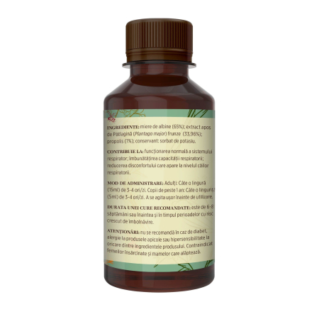Sirop Pătlagină cu Miere și Propolis 200ml [2]