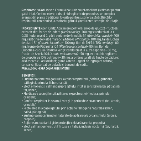 Sirop Respiratorus Gât Liniștit 200ml [6]