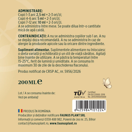 Sirop Respiratorus  Gât Fericit Copii 200ml [7]