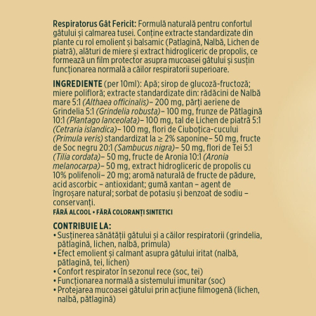 Sirop Respiratorus  Gât Fericit Copii 200ml [6]