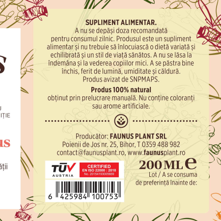 Sirop Vitaminizantus cu Miere si Propolis 200ml [7]