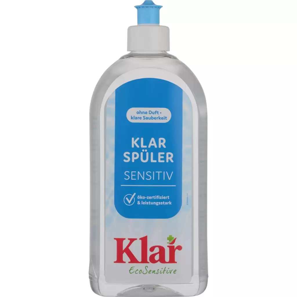 Detergenti vase - Solutie clatire sensitiv fara parfum 500ml