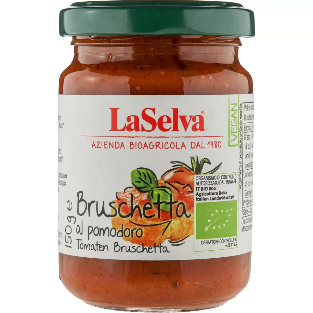 Leguminoase - Sos cu tomate pentru bruschete, eco 150g