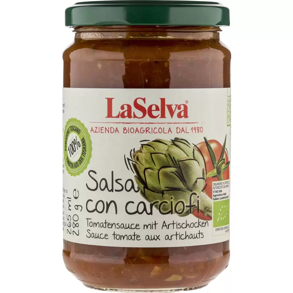 Sos, Crema - Sos de rosii cu anghinare, eco 280g