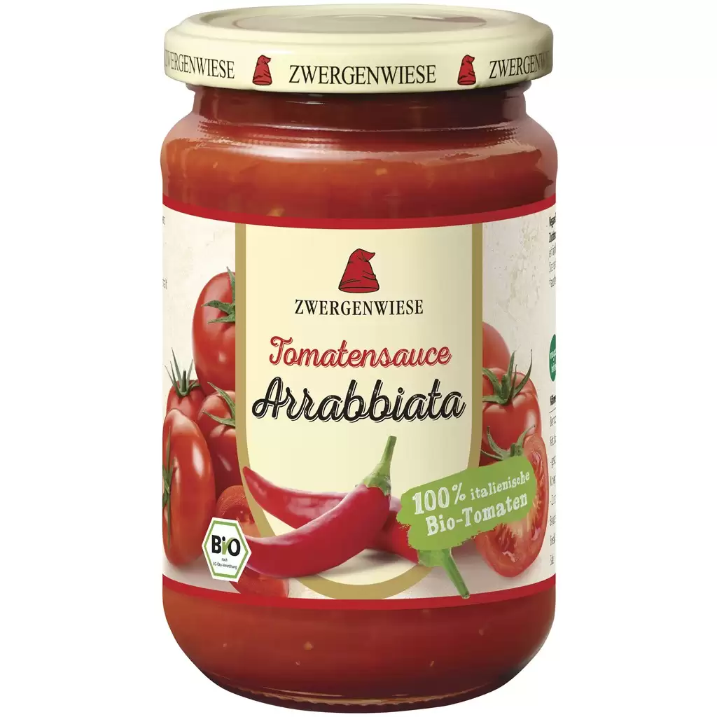 Sosuri - Sos de tomate Arrabbiata cu ardei iute fara gluten, eco 340ml