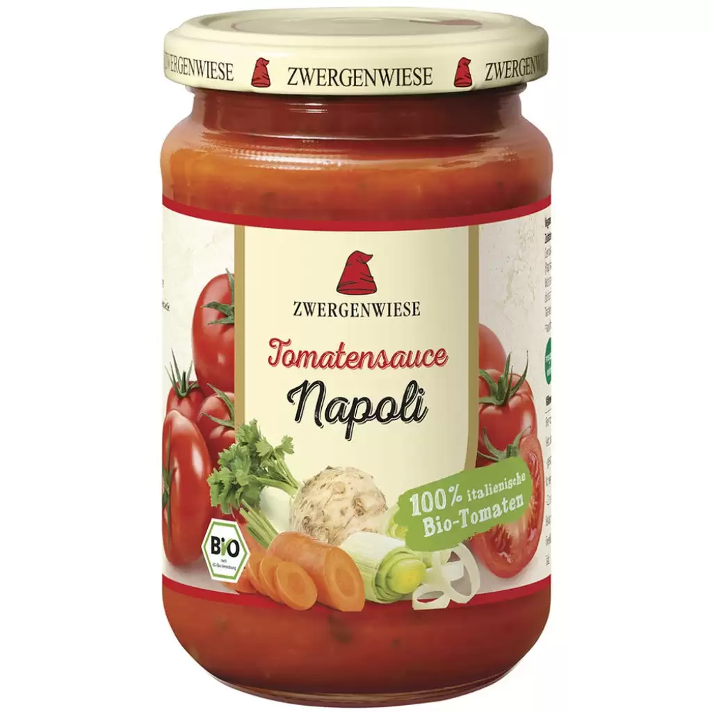 Sos, Crema - Sos de tomate Napoli fara gluten, eco 340ml