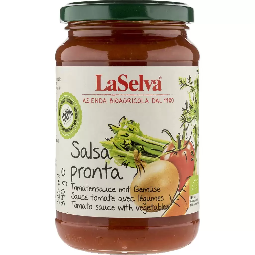 Sos, Crema - Sos rosii cu legume Salsa Pronta, eco 340g
