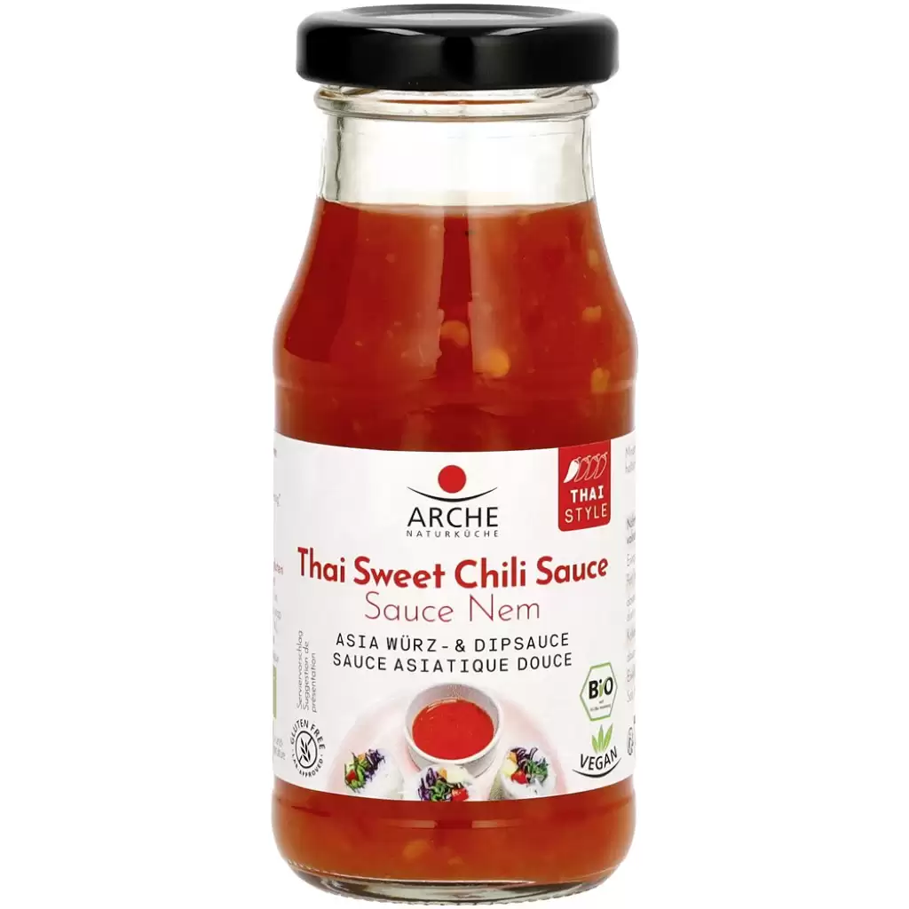 Mancare asiatica - Sos Thai chili dulce picant fara gluten, eco 130ml