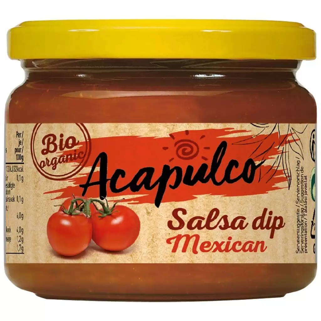 Sticksuri, chipsuri si covrigei - Sos Tortilla Salsa Mexican, eco 260g