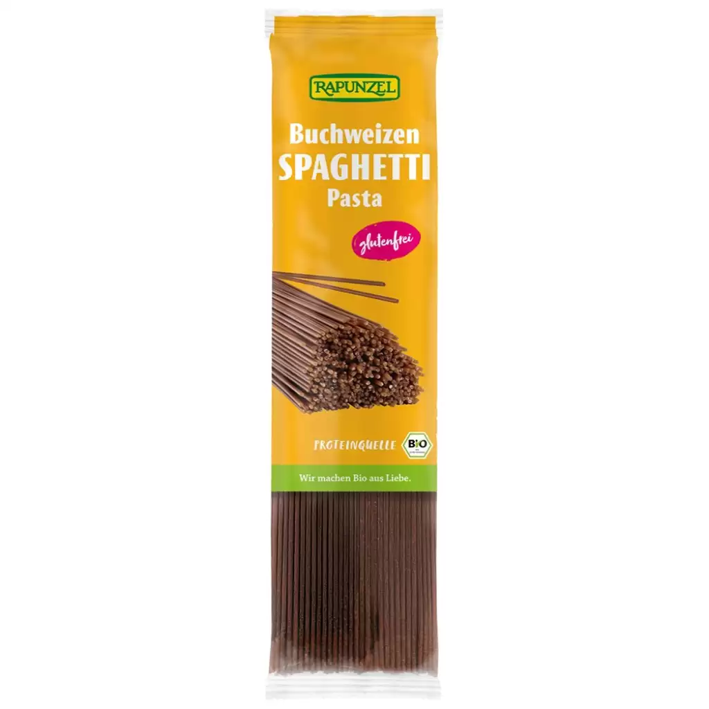 Fara Gluten - Spaghetti din hrisca integrala fara gluten, eco 250g