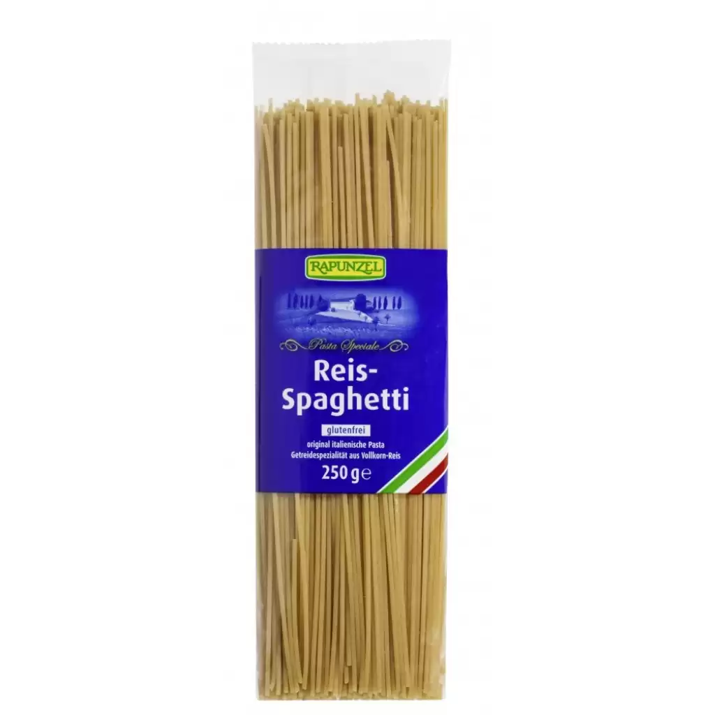 Fara Gluten - Spaghetti din orez integral fara gluten, eco 250g