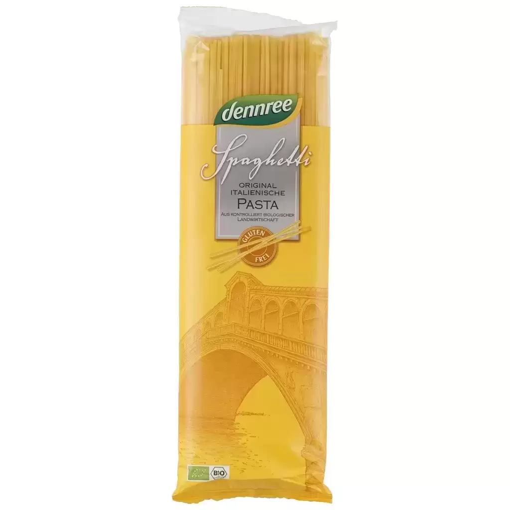 Fara Gluten - Spaghetti din porumb si orez fara gluten, eco 500g