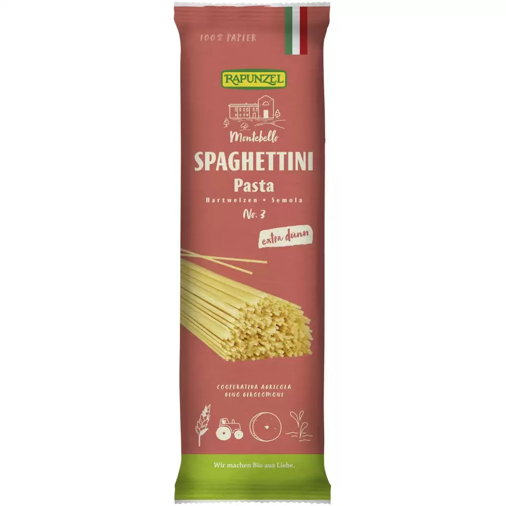 Paste fainoase - Spaghetti semola extra subtiri nr.3, eco 500g