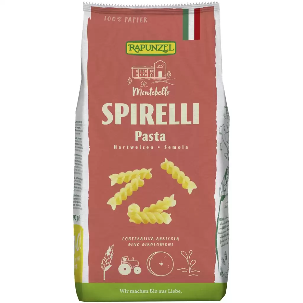 Paste fainoase - Spirelli semola, eco 500g