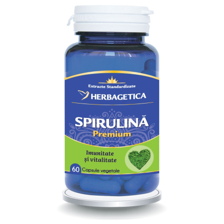 Minerale - Spirulina Premium, 60 capsule 60 capsule