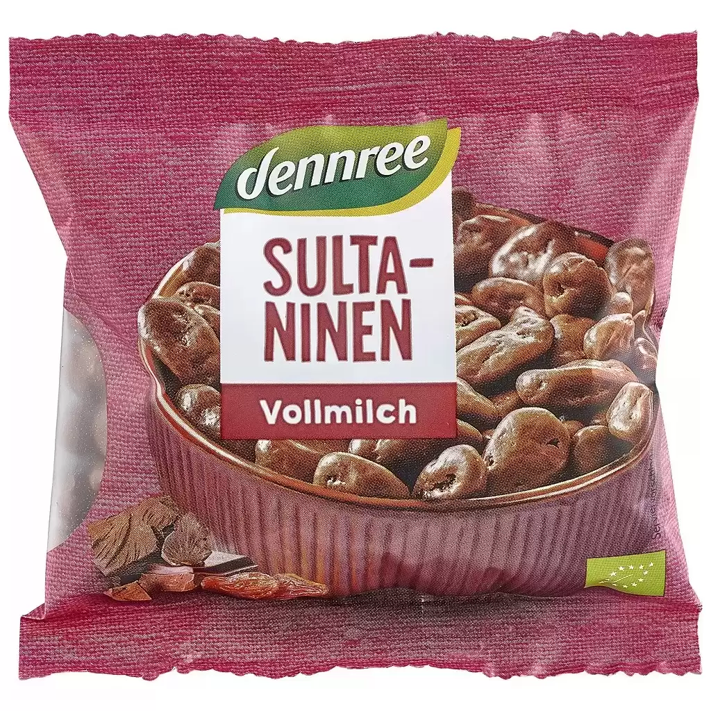 Dulciuri - Stafide in ciocolata cu lapte, eco 100g
