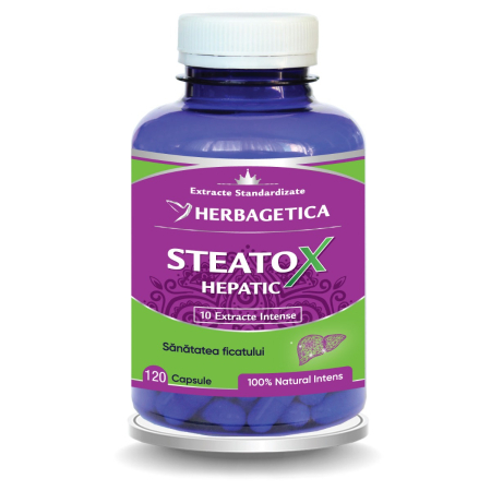 Extracte - Steatox Hepatic 120 capsule