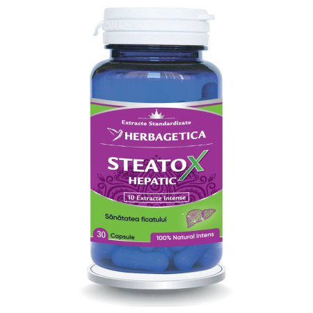 Extracte - Steatox Hepatic 30 capsule